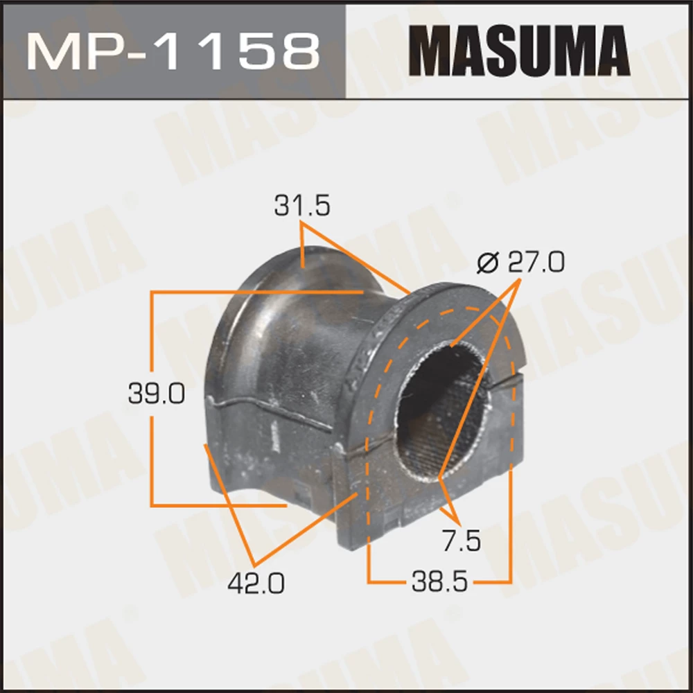 Втулка стабилизатора Masuma MP-1158