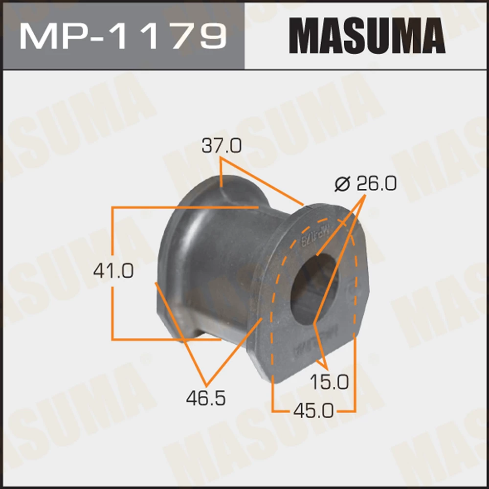Втулка стабилизатора Masuma MP-1179