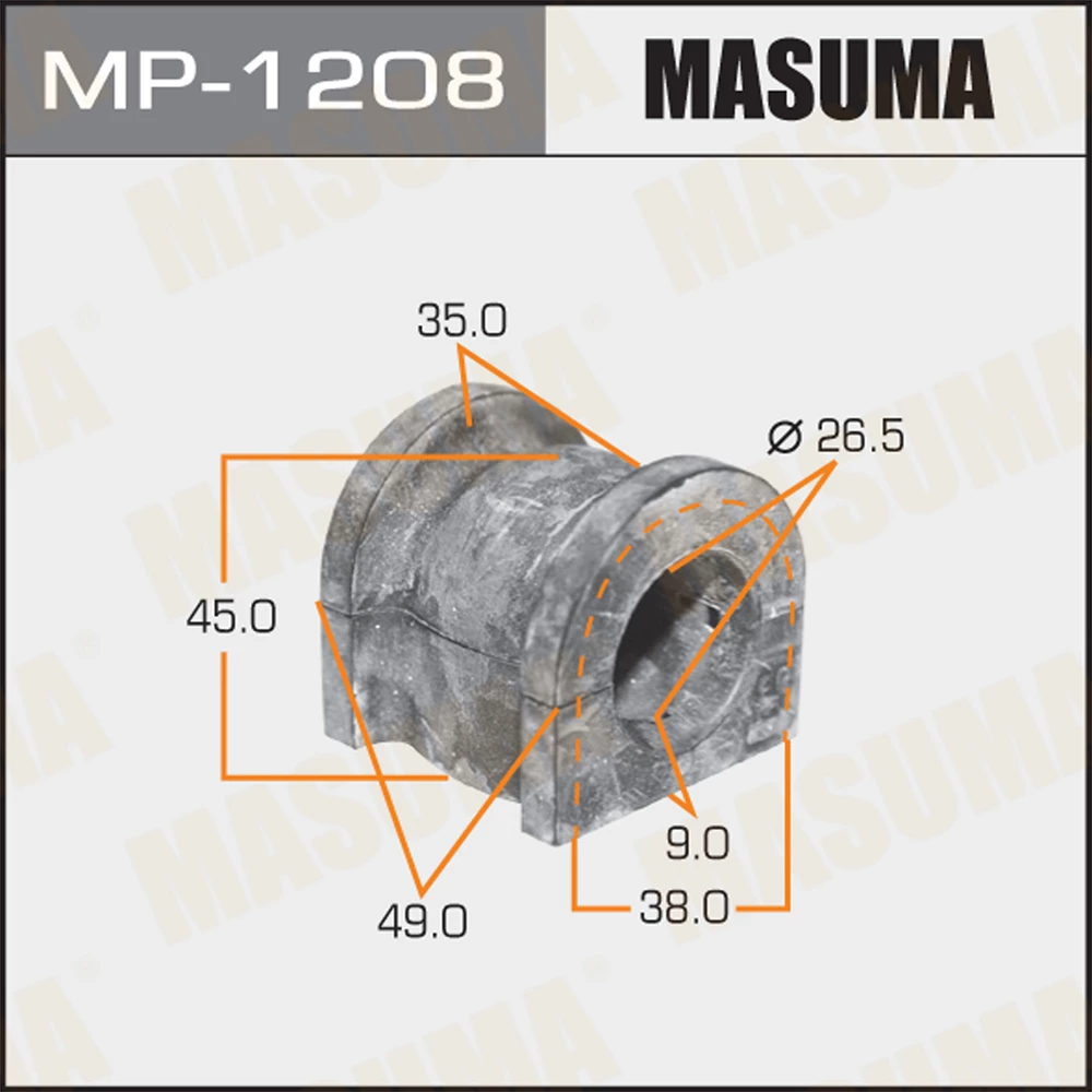 Втулка стабилизатора Masuma MP-1208