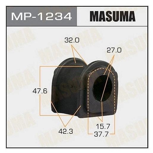 Втулка стабилизатора Masuma MP-1234