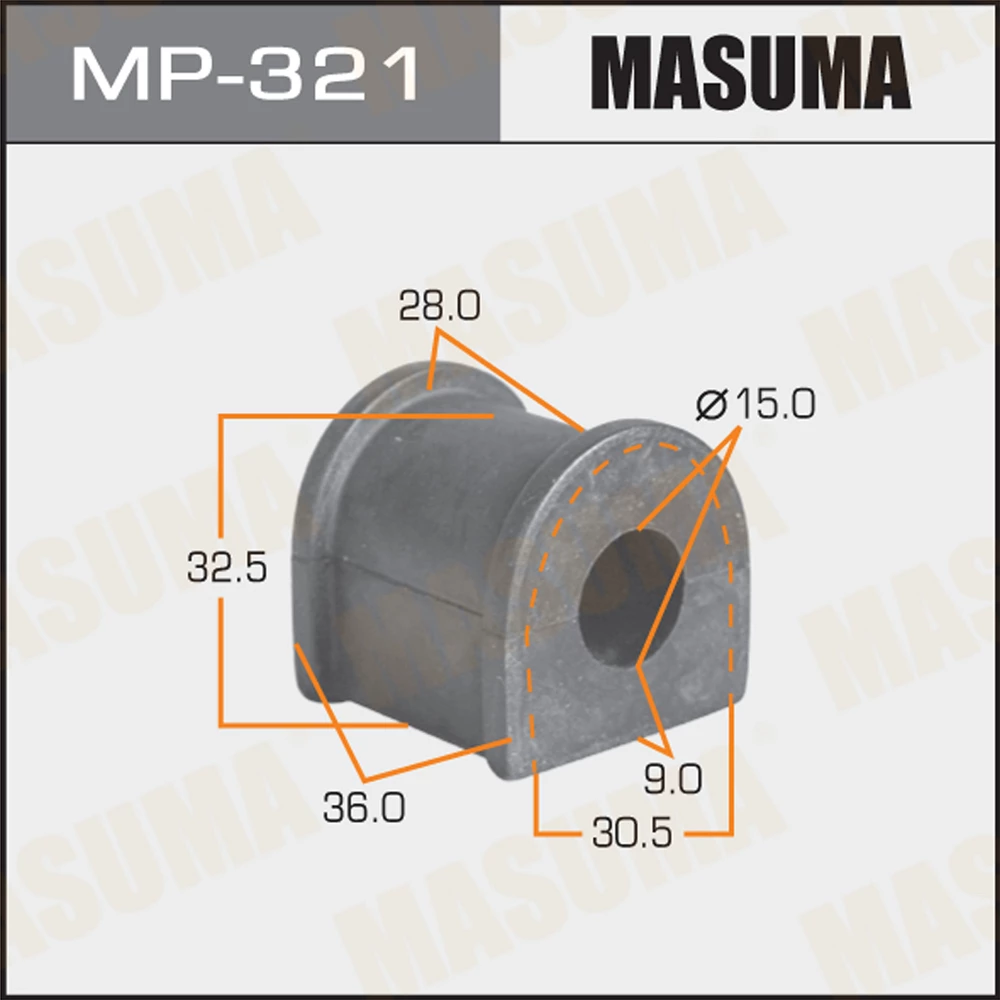 Втулка стабилизатора Masuma MP-321