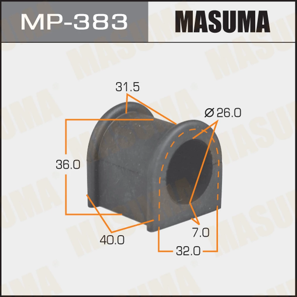 Втулка стабилизатора Masuma MP-383