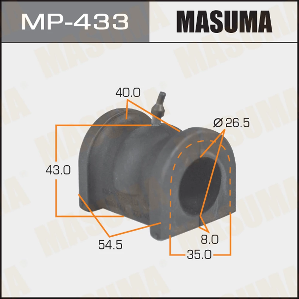 Втулка стабилизатора Masuma MP-433