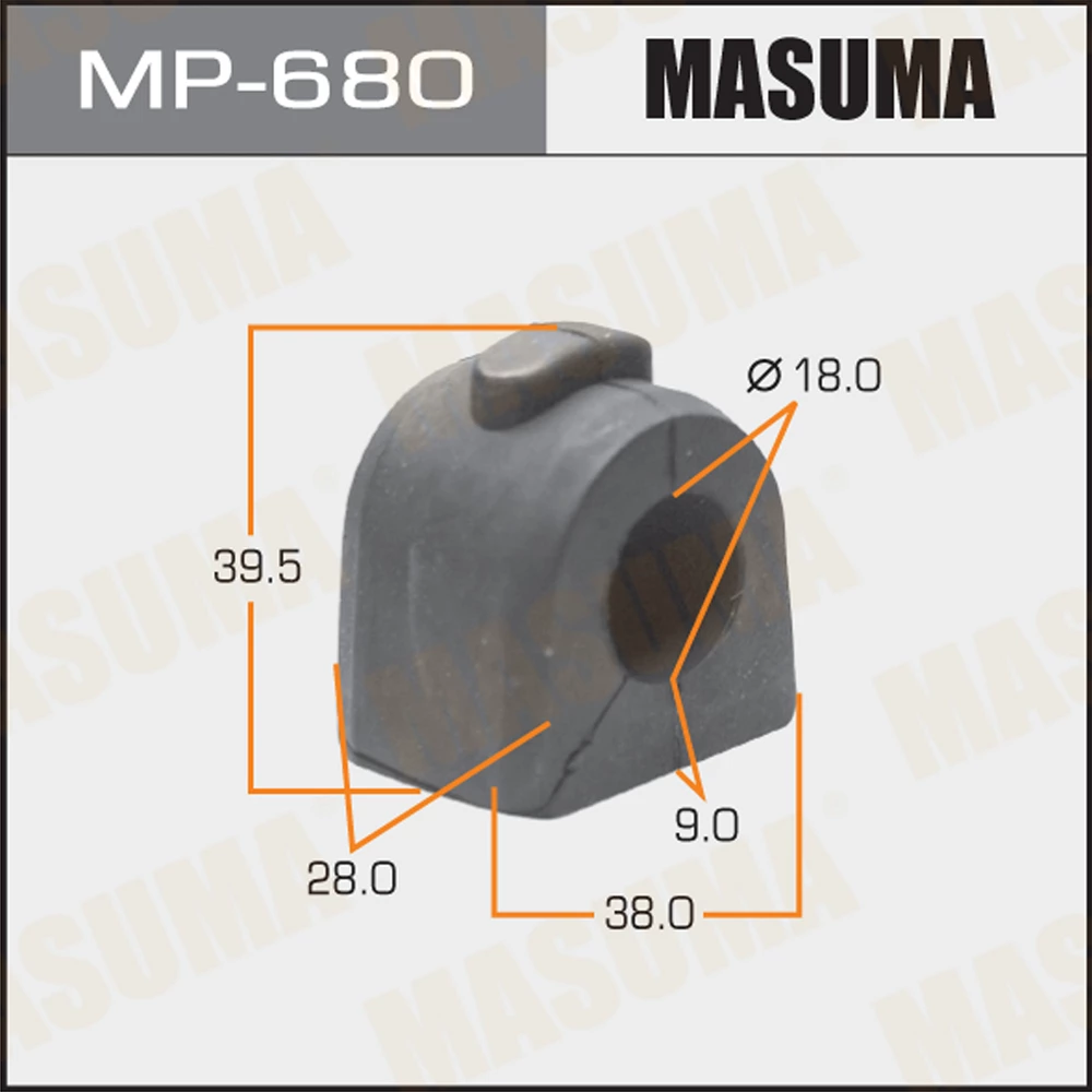 Втулка стабилизатора Masuma MP-680
