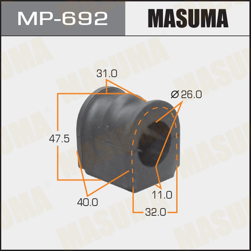 Втулка стабилизатора Masuma MP-692