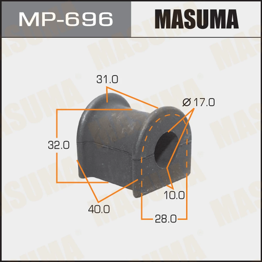 Втулка стабилизатора Masuma MP-696