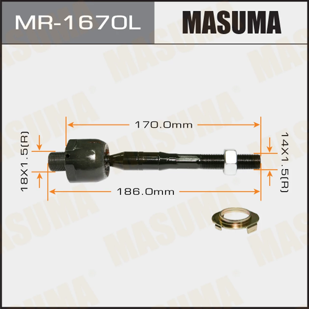 Тяга рулевая Masuma MR-1670L