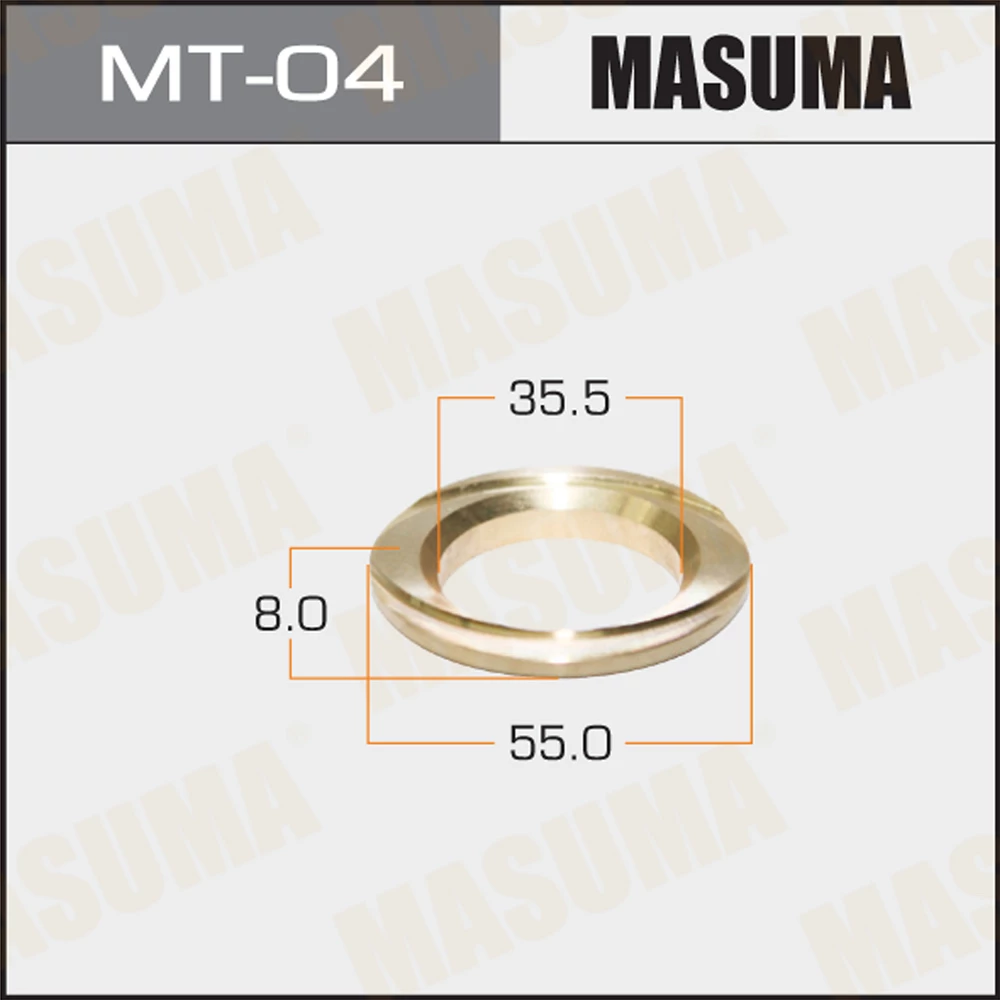 Втулка ступицы Masuma MT-04