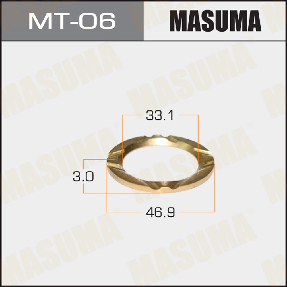 Втулка ступицы Masuma MT-06