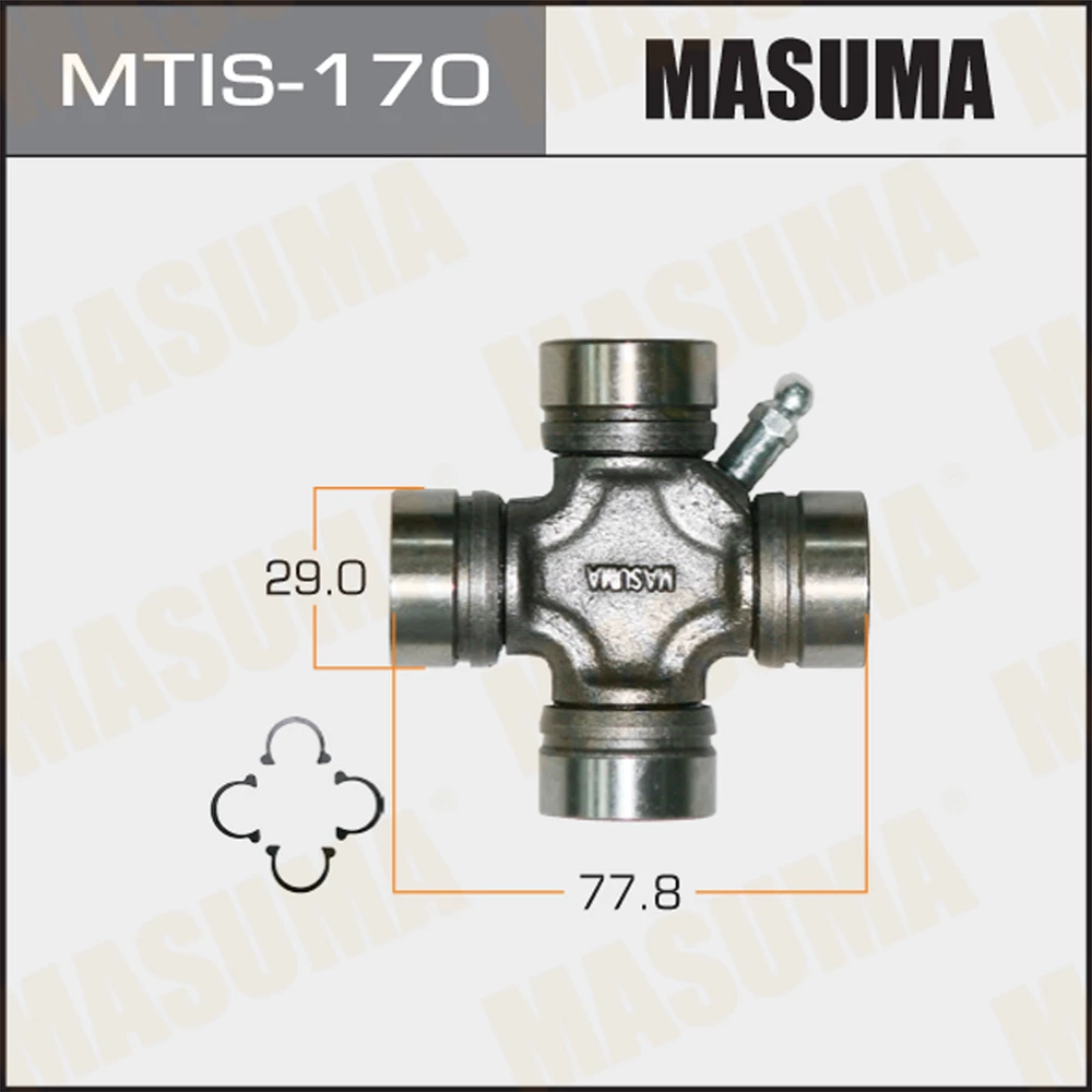 Крестовина карданного вала Masuma MTIS-170
