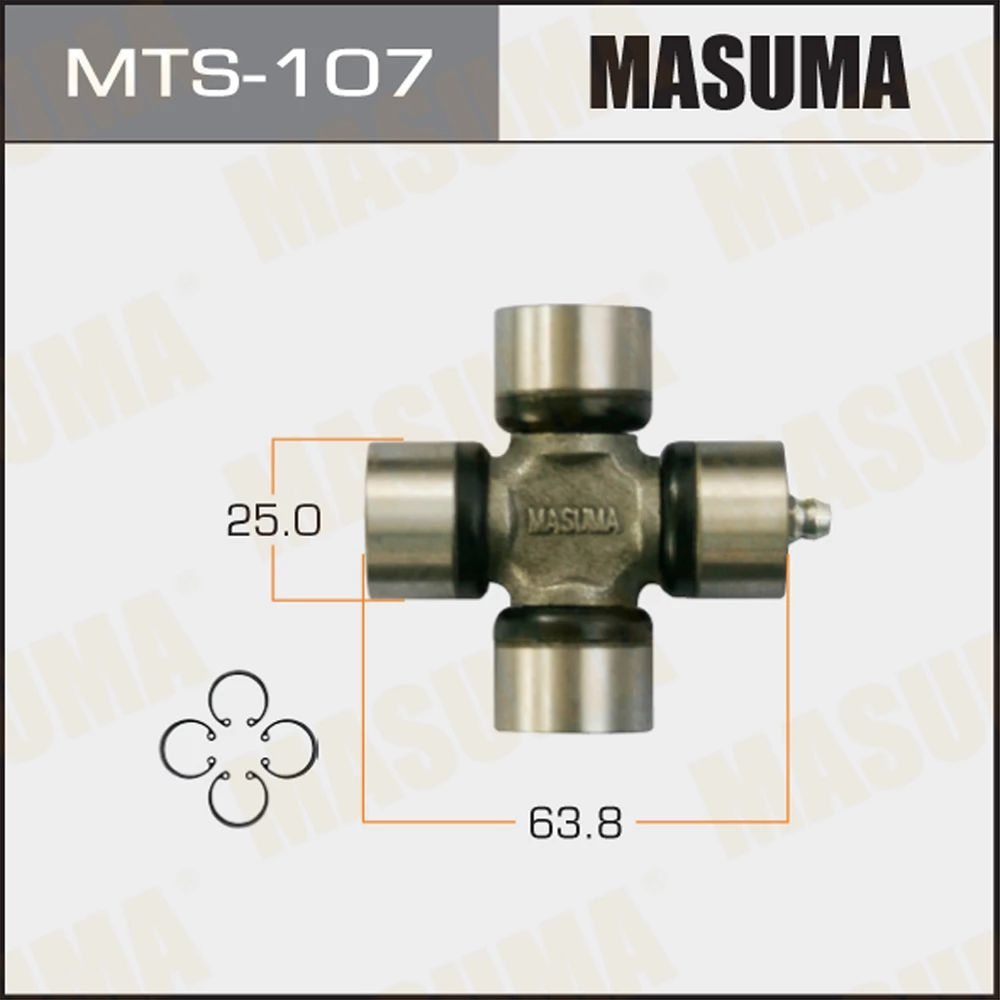 Крестовина карданного вала Masuma MTS-107