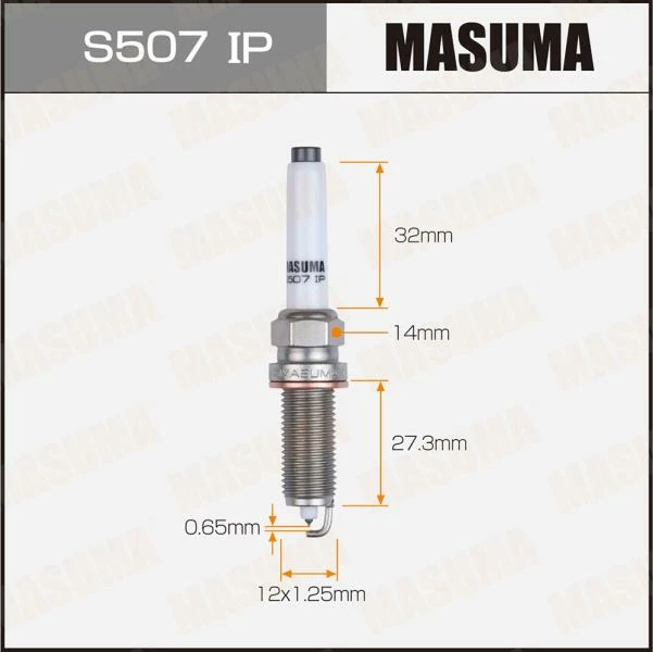 Свеча зажигания Ir+Pl Masuma S507IP