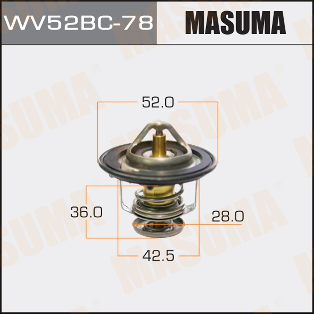 Термостат Masuma WV52BC-78