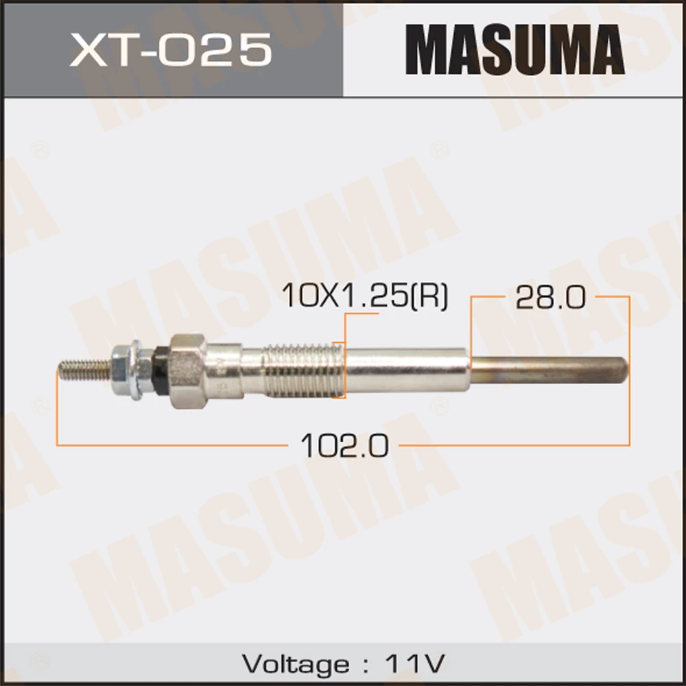 Свеча накаливания Masuma XT-025