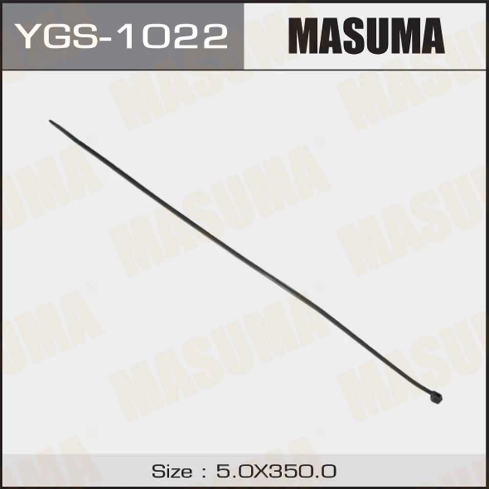 Хомут нейлоновый MASUMA 5х350 мм (черный) (цена за 1шт. отгрузка кратно100 шт.)