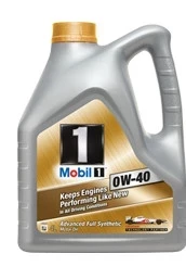 Моторное масло Mobil 1 0W-40 синтетическое 4 л