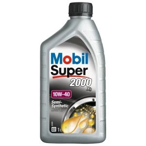 Моторное масло Mobil Super 2000 X1 10W-40 полусинтетическое 1 л