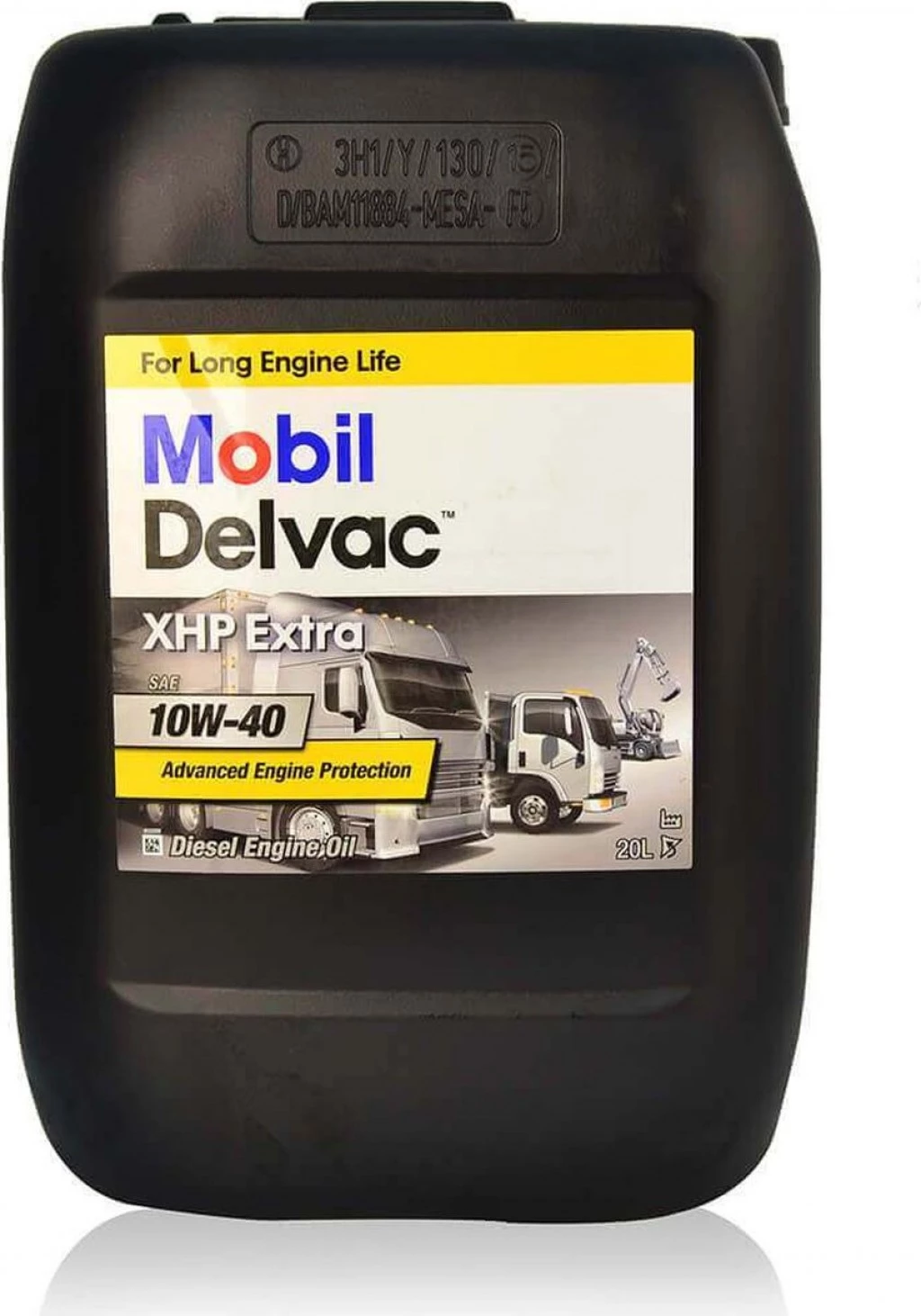 Моторное масло Mobil Delvac 1 XHP Extra 10W-40 синтетическое 20 л