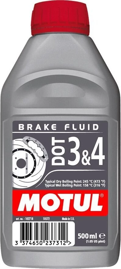 Тормозная жидкость Motul Brake Fluid DOT-3DOT-4 0,5 л