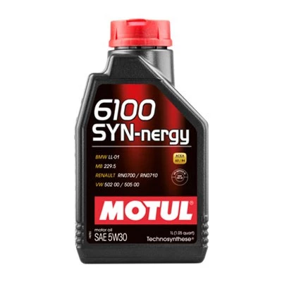 Моторное масло Motul 6100 SYN-Nergy 5W-30 синтетическое 1 л