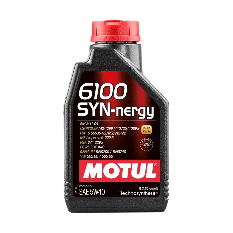 Моторное масло Motul 6100 SYN-Nergy 5W-40 синтетическое 1 л
