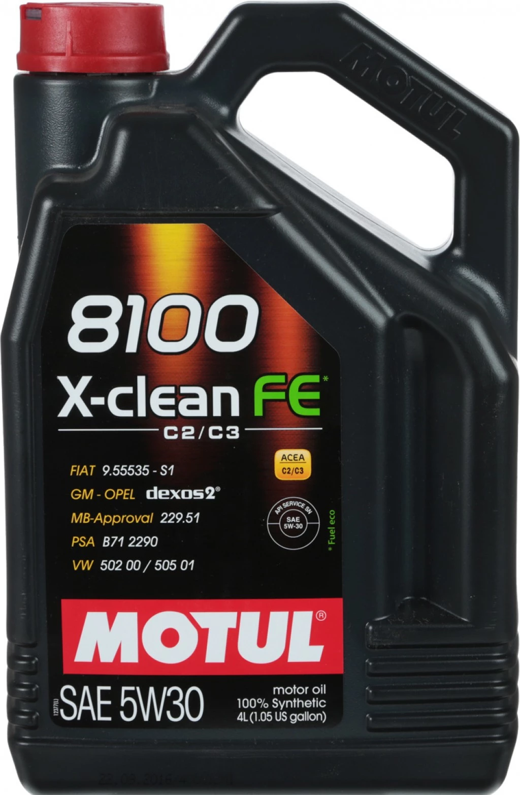 Моторное масло Motul 8100 X-Clean EFE 5W-30 синтетическое 4 л