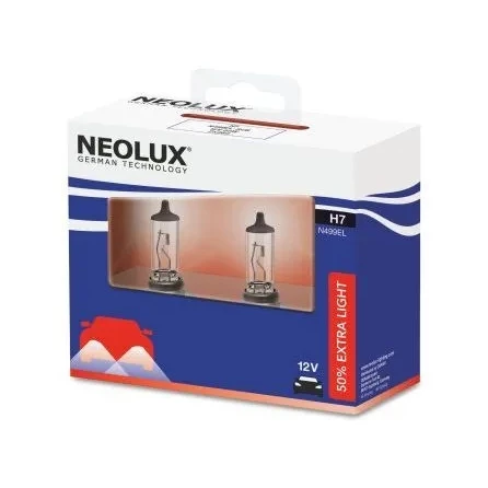 Лампа галогенная NEOLUX H7 12V 55W, N499EL-2SCB, 2 шт