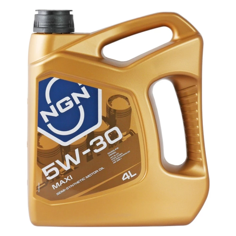 Моторное масло NGN Maxi 5W-30 полусинтетическое 4 л