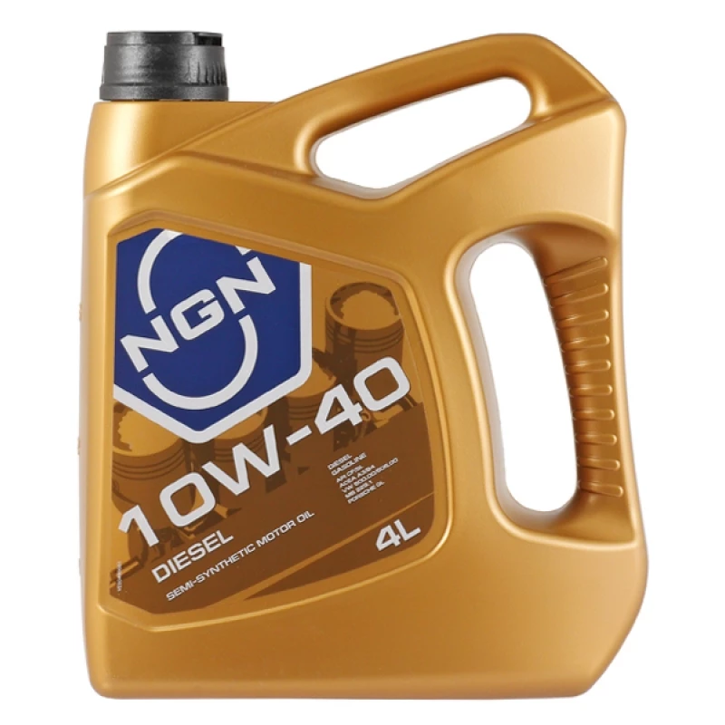 Моторное масло NGN Diesel 10W-40 полусинтетическое 4 л
