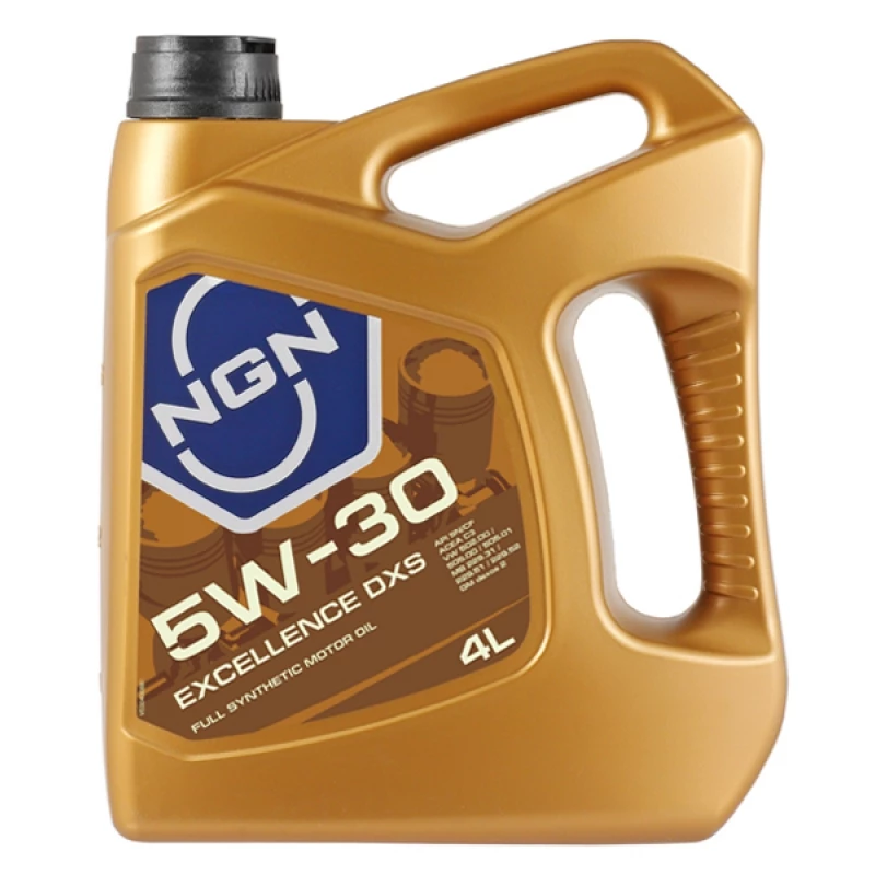 Моторное масло NGN Excellence DXS 5W-30 синтетическое 4 л