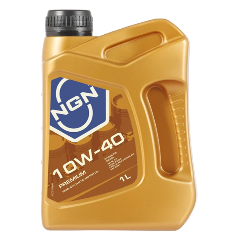 Моторное масло NGN Premium 10W-40 полусинтетическое 1 л