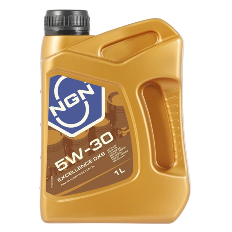 Моторное масло NGN Excellence DXS 5W-30 синтетическое 1 л
