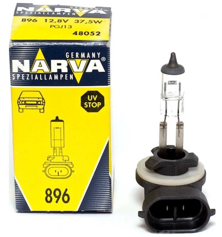 Лампа галогенная Narva H27W/2 (PGJ13) 12,8V 37,5W, 48052, 1 шт