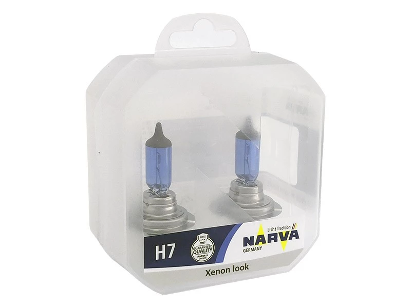 Лампа галогенная Narva Range Power White H7 (PX26d) 12V 55W, 48607, 2 шт