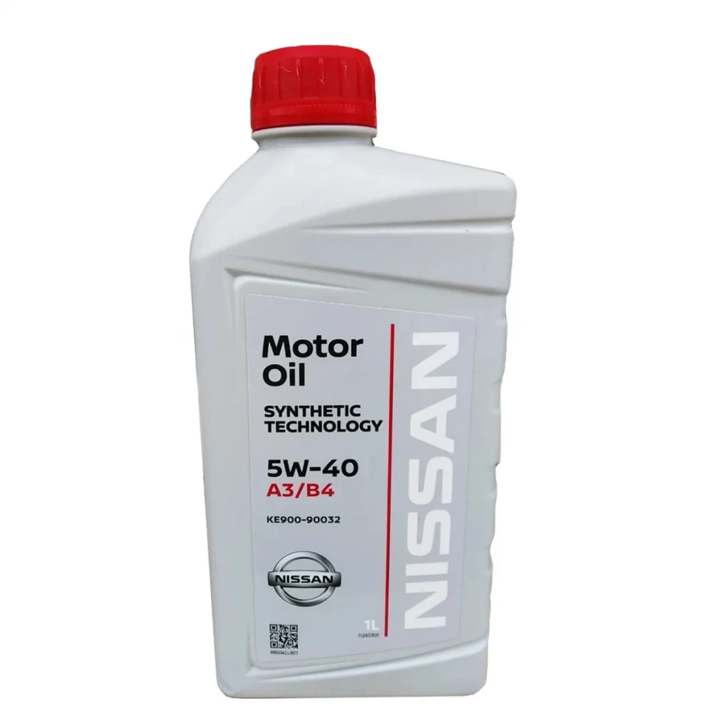 Моторное масло Nissan Motor Oil 5W-40 синтетическое 1 л.