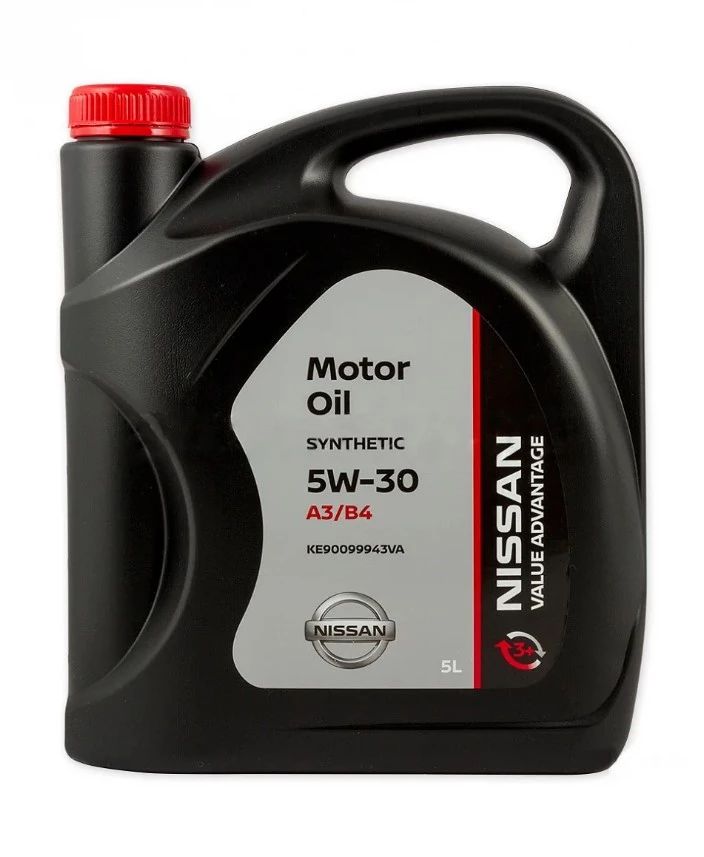 Моторное масло Nissan Motor Oil 5W-30, синтетическое 5 л