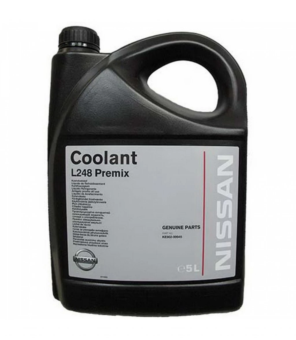 Антифриз Nissan Coolant L248 Premix G11 -38°С зеленый 5 л