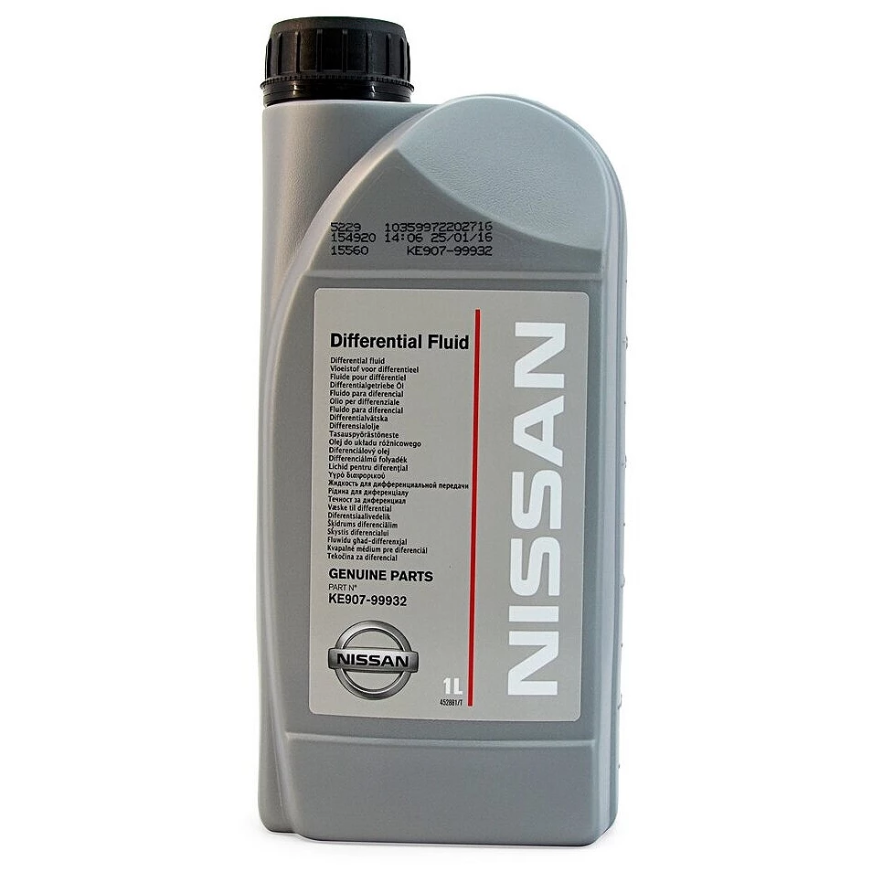 Масло трансмиссионное Nissan Differential Oil 80W-90, 1 л
