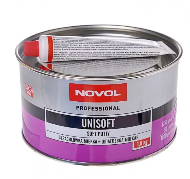 Шпатлевка Novol Unisoft наполняющая мягкая 1,8 кг