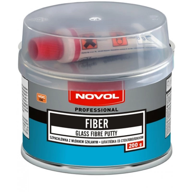 Шпатлевка Novol Fiber со стекловолокном 200 г