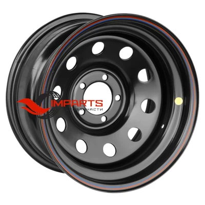 Колесный диск Off-Road Wheels 8x16/6x114,3 ET-19 D84 Jeep черный с бедлоком (красный)