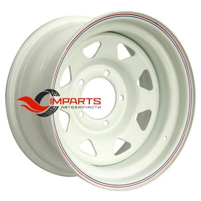 Колесный диск Off-Road Wheels 8x15/5x139,7 ET-25 D110 УАЗ (треуг. мелкий) белый