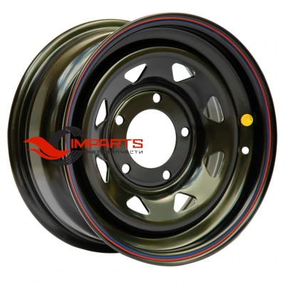 Колесный диск Off-Road Wheels 7x17/5x139,7 ET15 D110 УАЗ (треуг. мелкий) черный