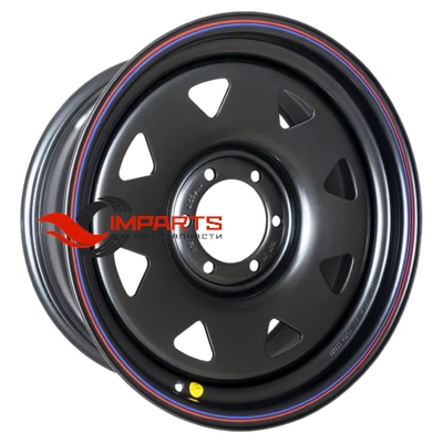 Колесный диск Off-Road Wheels 8x17/6x139,7 ET30 D110 Тойота Ниссан (треуг. мелкий) черный