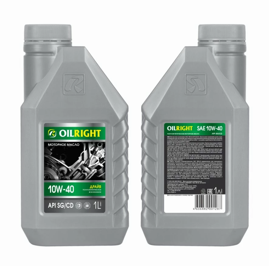 Моторное масло Oilright Драйв 10W-40 полусинтетическое 1 л