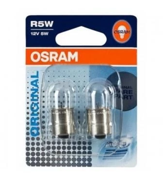 Лампа подсветки R5W 12V 5W OSRAM (блистер) (2 шт.)
