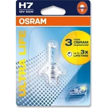 Лампа галогенная H7 12V 55W OSRAM Ultra Life (блистер) (1 шт.)