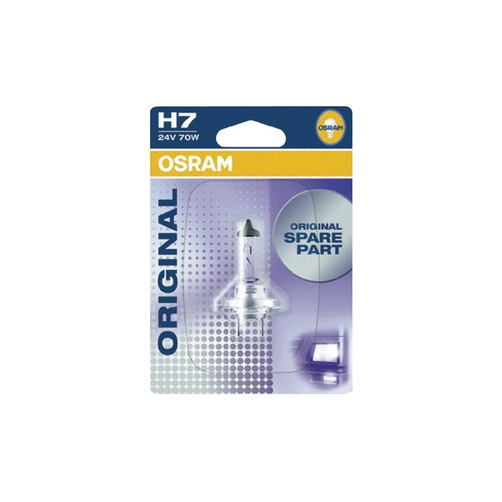 Лампа галогенная H7 24V 70W OSRAM (блистер) (1 шт.)