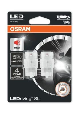Лампа светодиодная Osram WY21|5W 12V, 7515DRP-02B, 2 шт