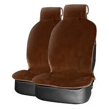 Накидка на сиденье искусственный мех коричневый (145х55 см) PSV Mutton (2 шт.)